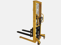 Manual hydraulic stacker
