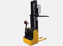 Side driven all electric stacker